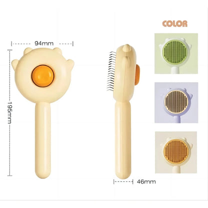 Magic Pet Hair Brush – One-Button Cleaning & Reusable
