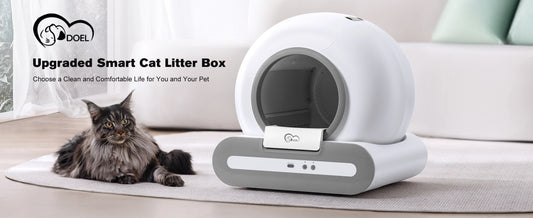 DOEL Smart Self-Cleaning Litter Box – App Controlled for Large Cats