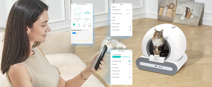 DOEL Smart Self-Cleaning Litter Box – App Controlled for Large Cats