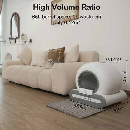 DOEL Smart Self-Cleaning Litter Box – App Controlled for Large Cats