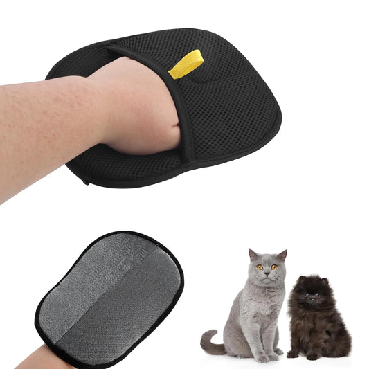 Reusable Pet Hair Removal Gloves – Double-Sided Grooming & Fur Cleaner